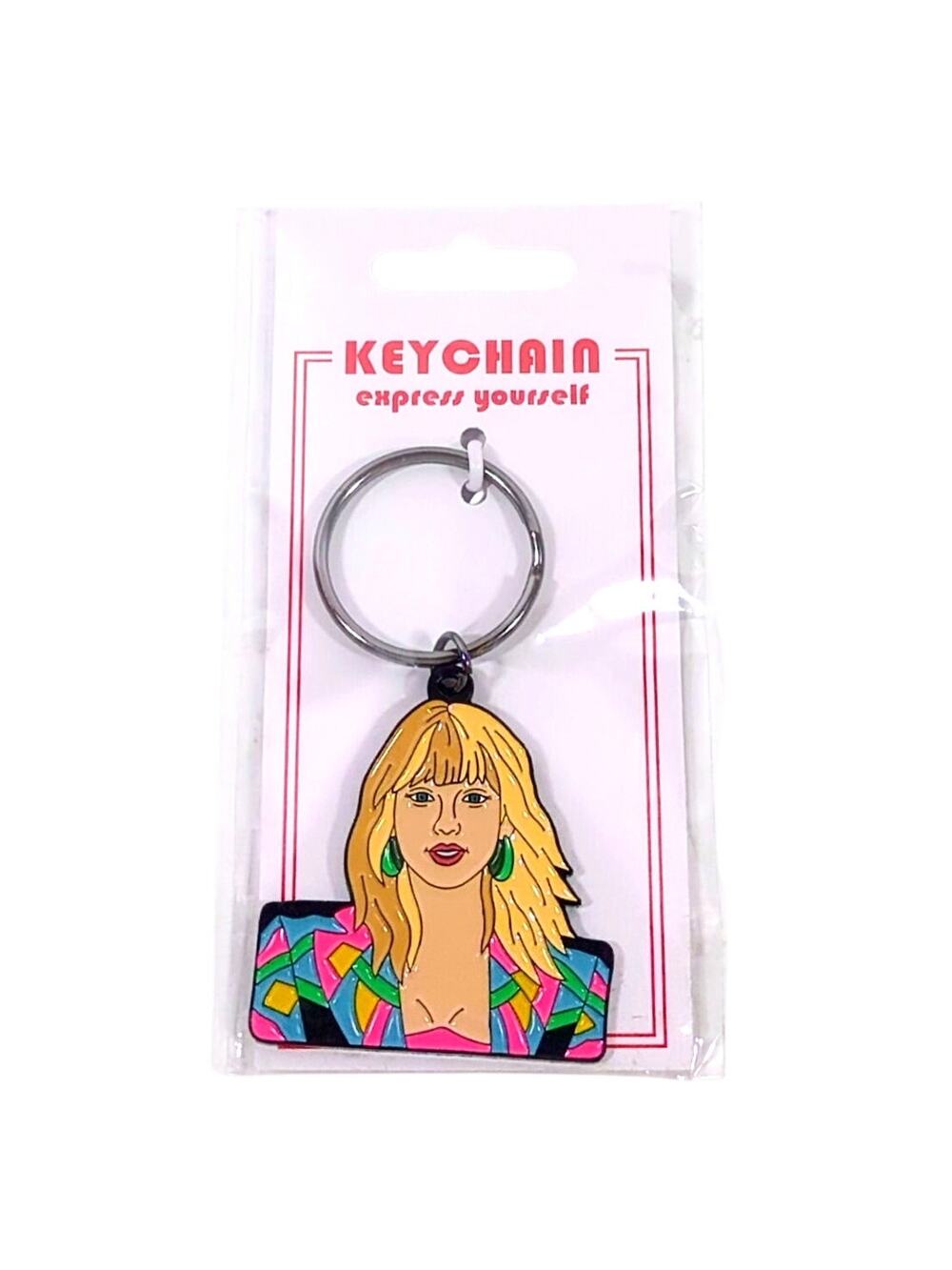 Taylor Swift Gold Enamel Keychain Key Ring The Found Gift Souvenir New Collector